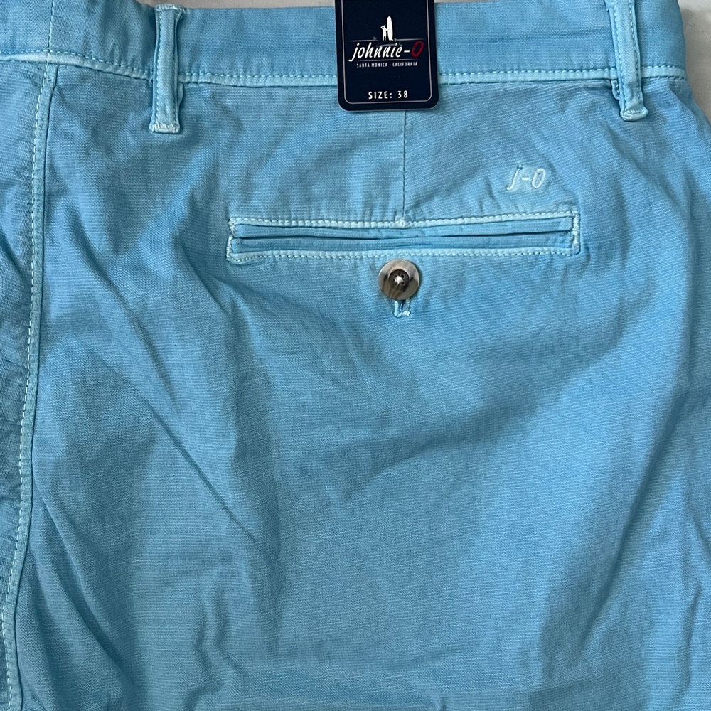 NWT johnnie-O Nassau Cotton Blend ShortS Nantucket Size 38. - Picture 7 of 7
